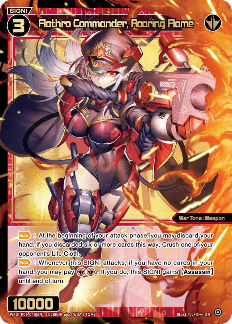 Flathro Commander, Roaring Flame